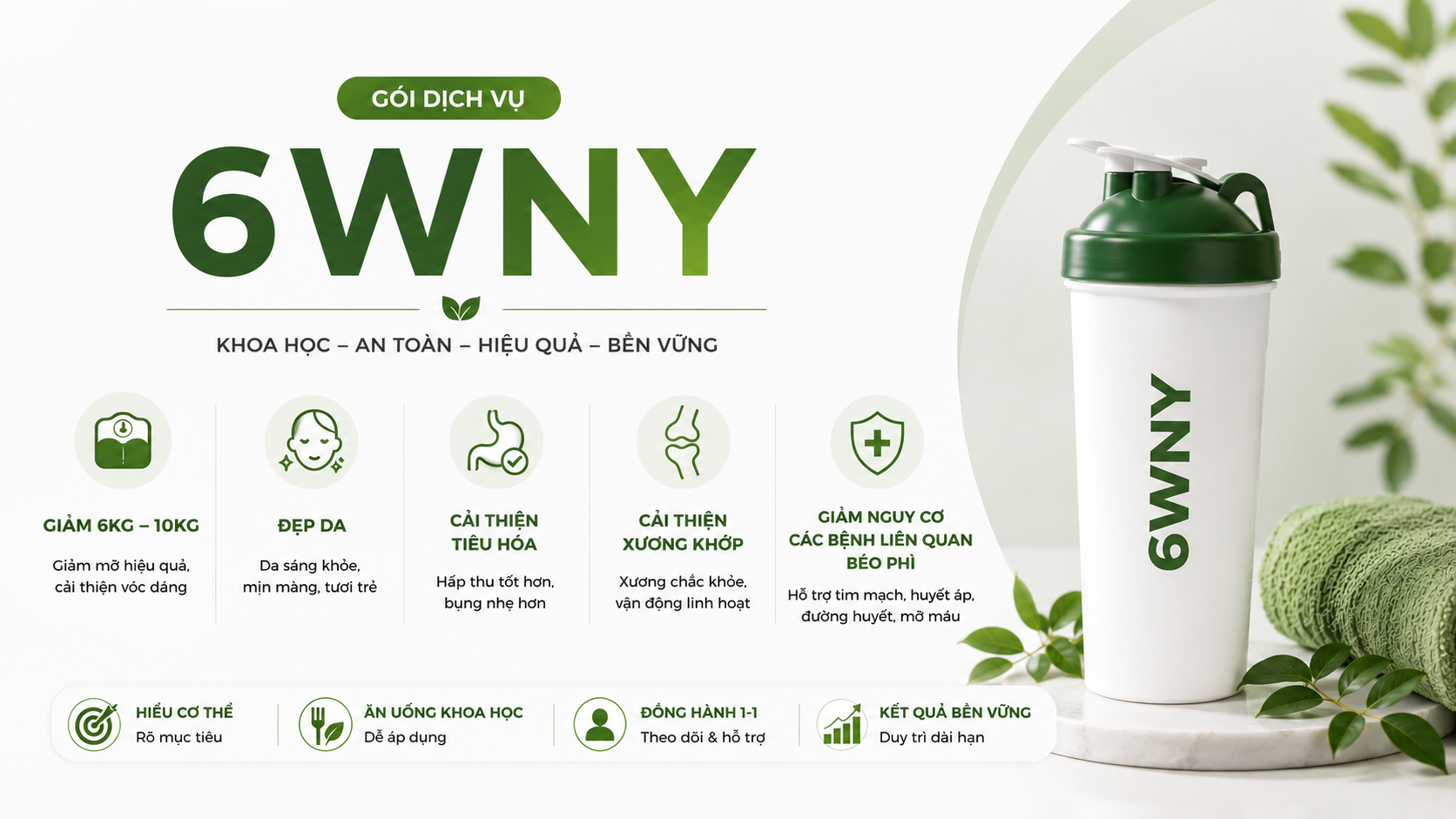 Chương Trình Giảm Cân Với 6WNY – Giải Pháp Giảm Mỡ Khoa Học Trong 6 Tuần